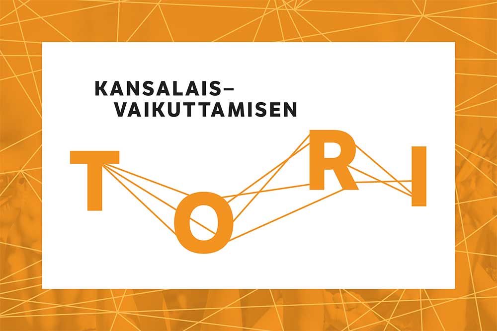 Kansalaisvaikuttamisen tori logo.
