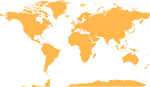 Piirroskuvassa maailmankartta.
