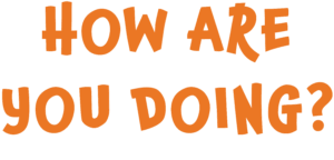 Logo text How are you doing?
