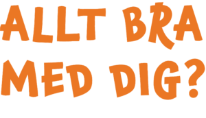 Logo med text Allt bra med dig?