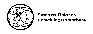 Logo stöds av Finlands utvecklingssamarbete.